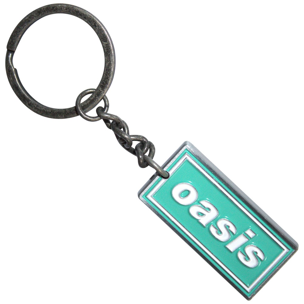 Oasis - Decca Logo Mint Keychain - Blue/Silver coloured
